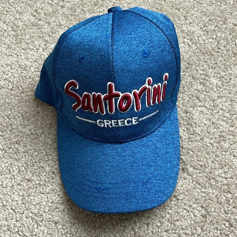 “Santorini Greece-adjustable hat”